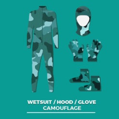 Wetsuit / Hood / Glove Camouflage