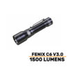 Fenix C6-V3 USB-C Rechargeable LED Flashlight - 1500 Lumens  - Includes 1 x 18650