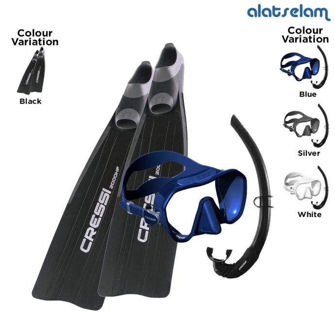 Paket Freediving Cressi Gara 2000 Hunter