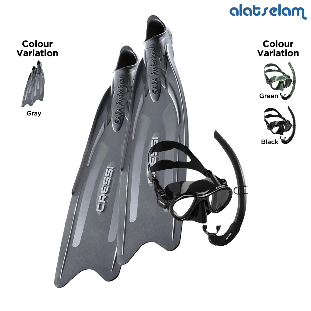 thumbnail image 2 of Cressi Sub Gara Professional LD Free Diving Fins – Made In Italy, New Without Box 2 of 5