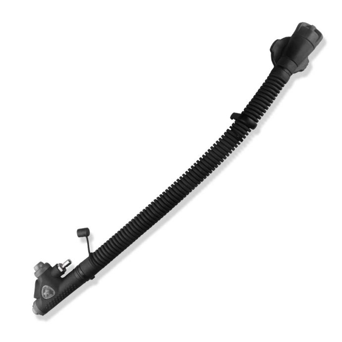 Gonfleur BCD Cressi Complete Inflator - Direct System, Filtre Métallique, Tuyau Ondulé Renforcé