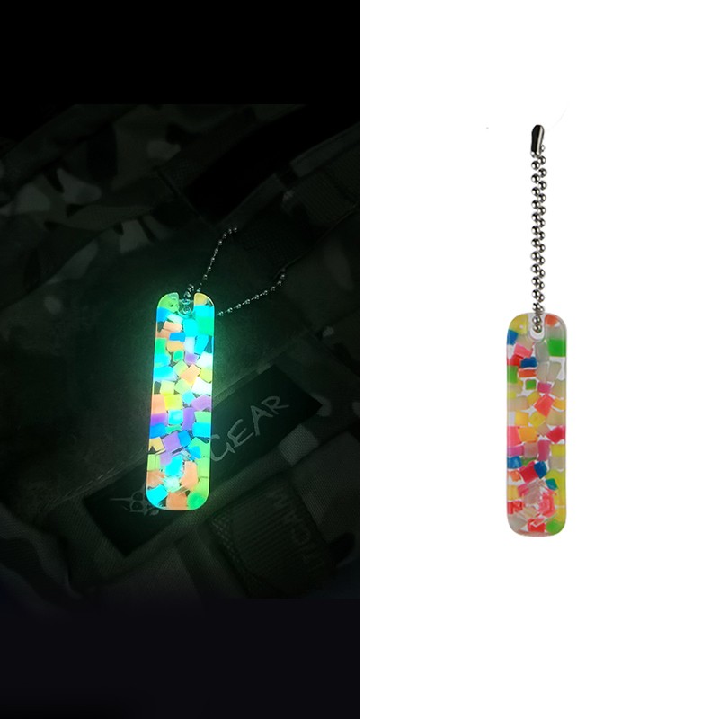 AmScuD Glow Dive Colorful Tag PearlNecklace DGT-10(C) - Image 3