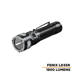 Fenix LD35R USB-C Rechargeable LED Flashlight - 1800 Lumens - Luminus SST40 Gen2 - Includes 1 x 18650