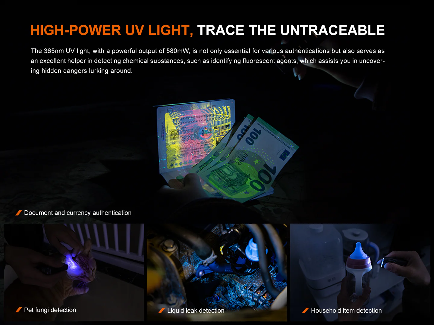 Fenix E06R Rechargeable LED Flashlight - 700 Lumens - Image 2