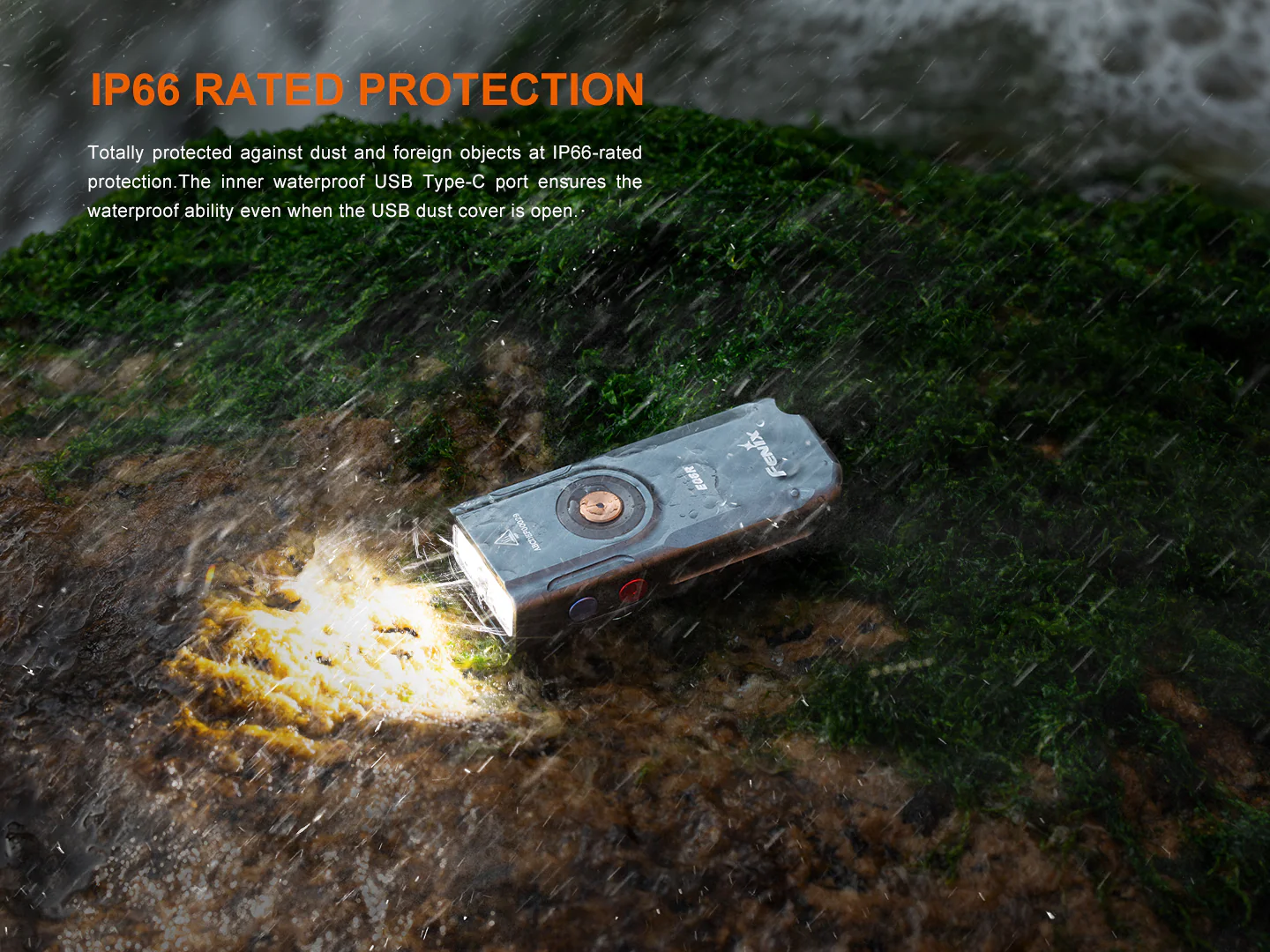 Fenix E06R Rechargeable LED Flashlight - 700 Lumens - Image 7