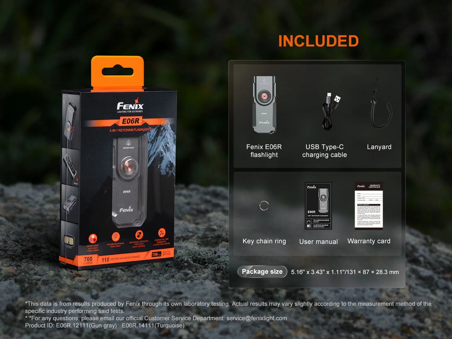 Fenix E06R Rechargeable LED Flashlight - 700 Lumens - Image 8