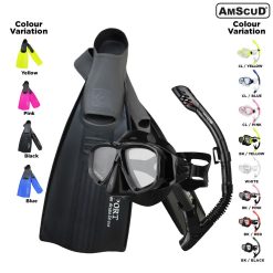 Paket Snorkling AmScuD Full Foot Sport Lithe