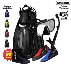 Paket Snorkling AmScuD Open Heel Ballistic Tang