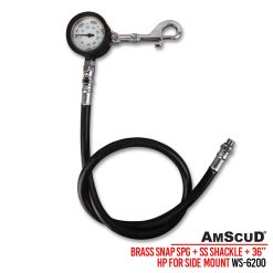 AmScuD Brass SnapSPG+SPG Shackle+36" HP For Side Mount WS-6200