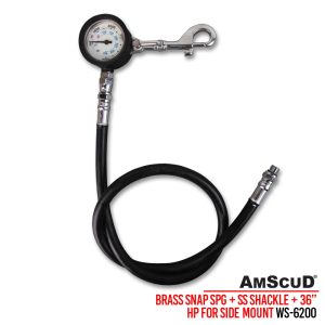 AmScuD Brass Snap SPG+SS Shackle+36" HP For Side Mount WS-6200