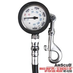 AmScuD Brass SnapSPG+SPG Shackle+36" HP For Side Mount WS-6200
