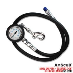 Alternative view of AmScuD Brass SnapSPG+SPG Shackle+36" HP For Side Mount WS-6200