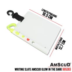 Alternative view of AmScuD Writing Slate Glow In Dark 18.5×12.7cm