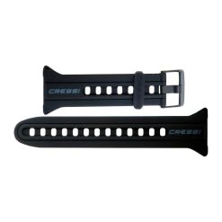 Strap Dive Computer Cressi Silicone For Cartesio, Neon, Goa, Nepto BLACK/GREY - KZ820050