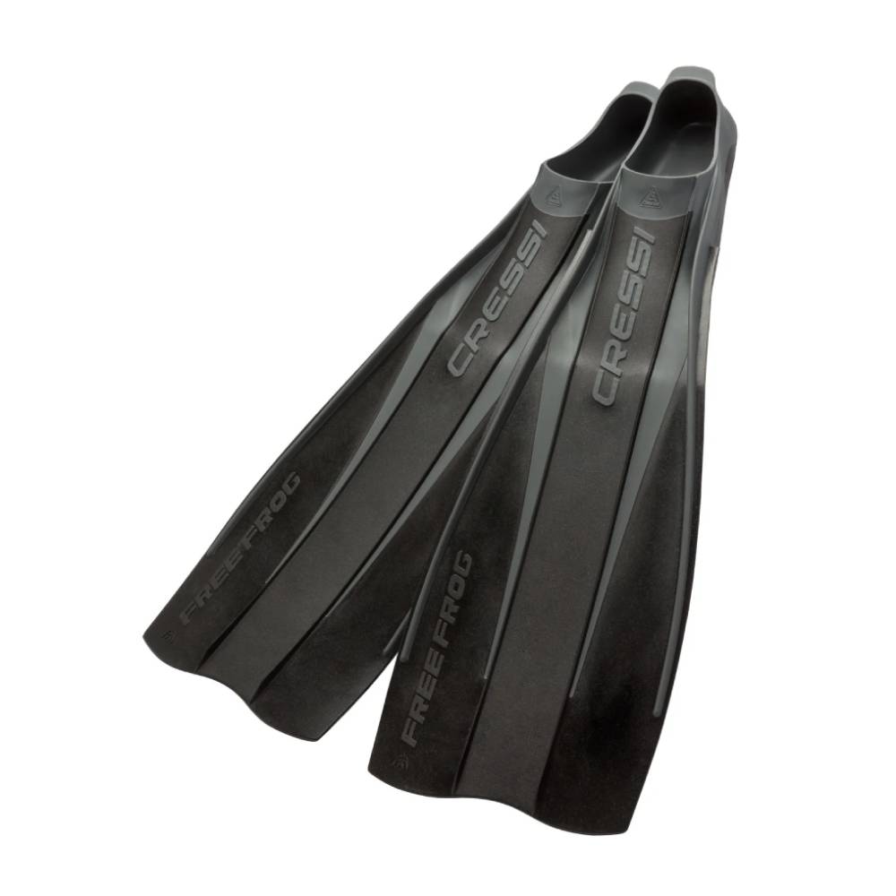 Fin Cressi Free Frog BLACK/BLACK RED – Pro Blade Stronger Lighter JBR15584 / Fin Snorkling Diving / Kaki Katak Snorkling Scuba Diving / Fin Fleksibilitas, Kelembutan & Ketahanan terhadap Penggunaan yang Berat