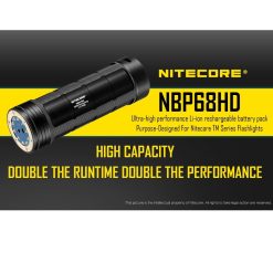 Battery Nitecore NBP68HD Protected Lithium Ion (Li-ion) Battery Pack for TM15, TM26, TM26GT, TM36, TM38, TM39 - Image 3