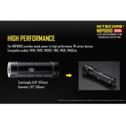 Battery Nitecore NBP68HD Protected Lithium Ion (Li-ion) Battery Pack for TM15, TM26, TM26GT, TM36, TM38, TM39 - Image 7