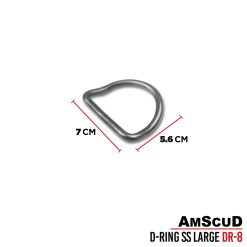 Alternative view of AmScuD D-Ring SS LARGE DR-8 (7x5.6cm)