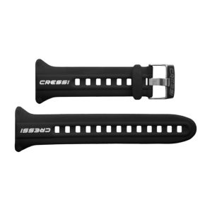 Watch Style Cressi Dive Computer Neon Silicone Strap Black White KZ840055